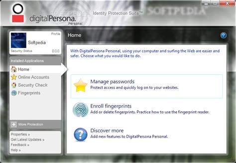 DigitalPersona Fingerprint Suite .